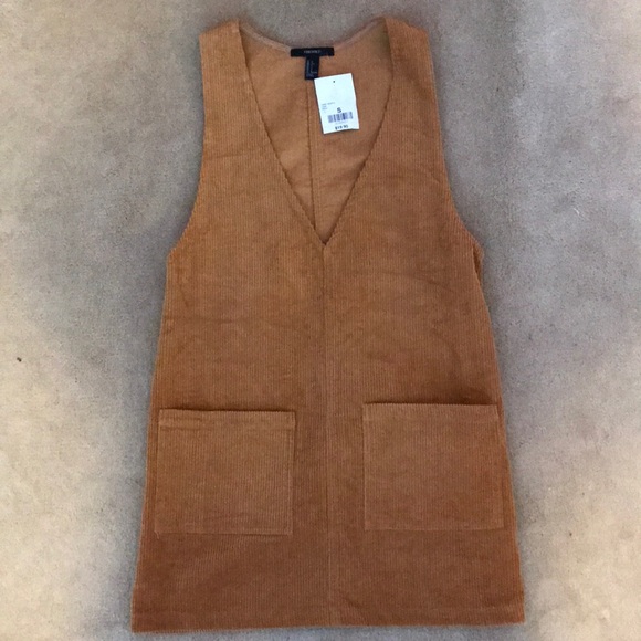 corduroy jumper dress forever 21